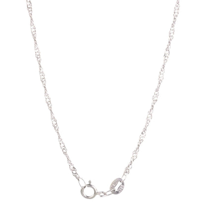 Round Knot Pendant Necklace with Cubic Zirconia